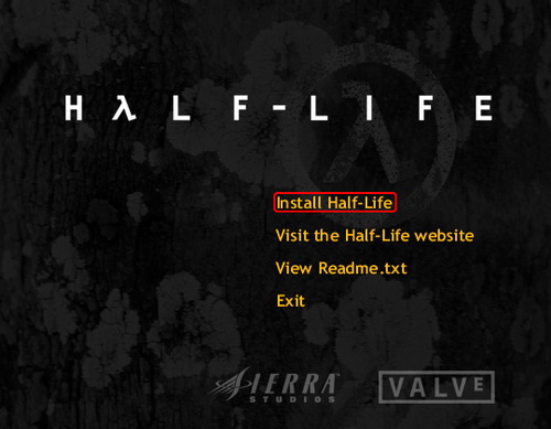 Установить Half-Life 1